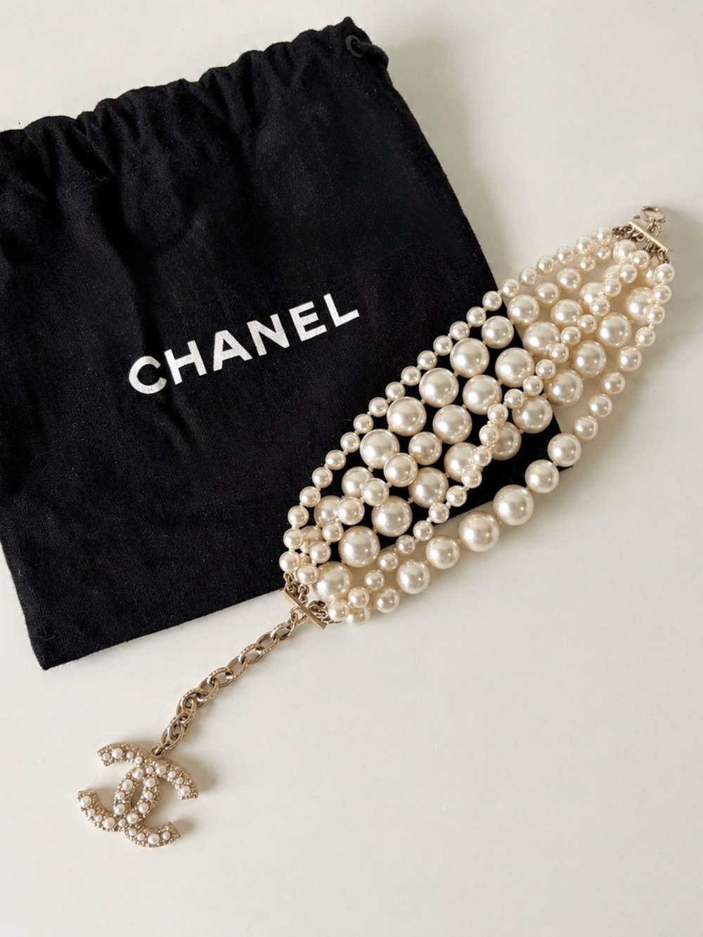 Chanel Pearl Torsade Bracelet